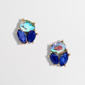 J. Crew Factory Crystal Trio Studs